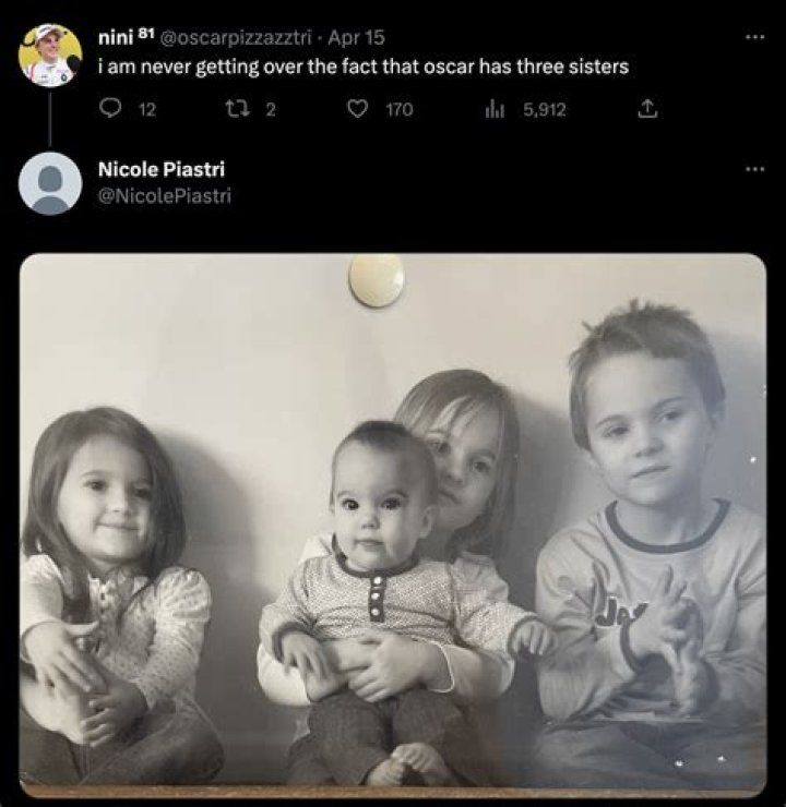 Discover Oscar Piastri's Family Connections: Meet His Siblings